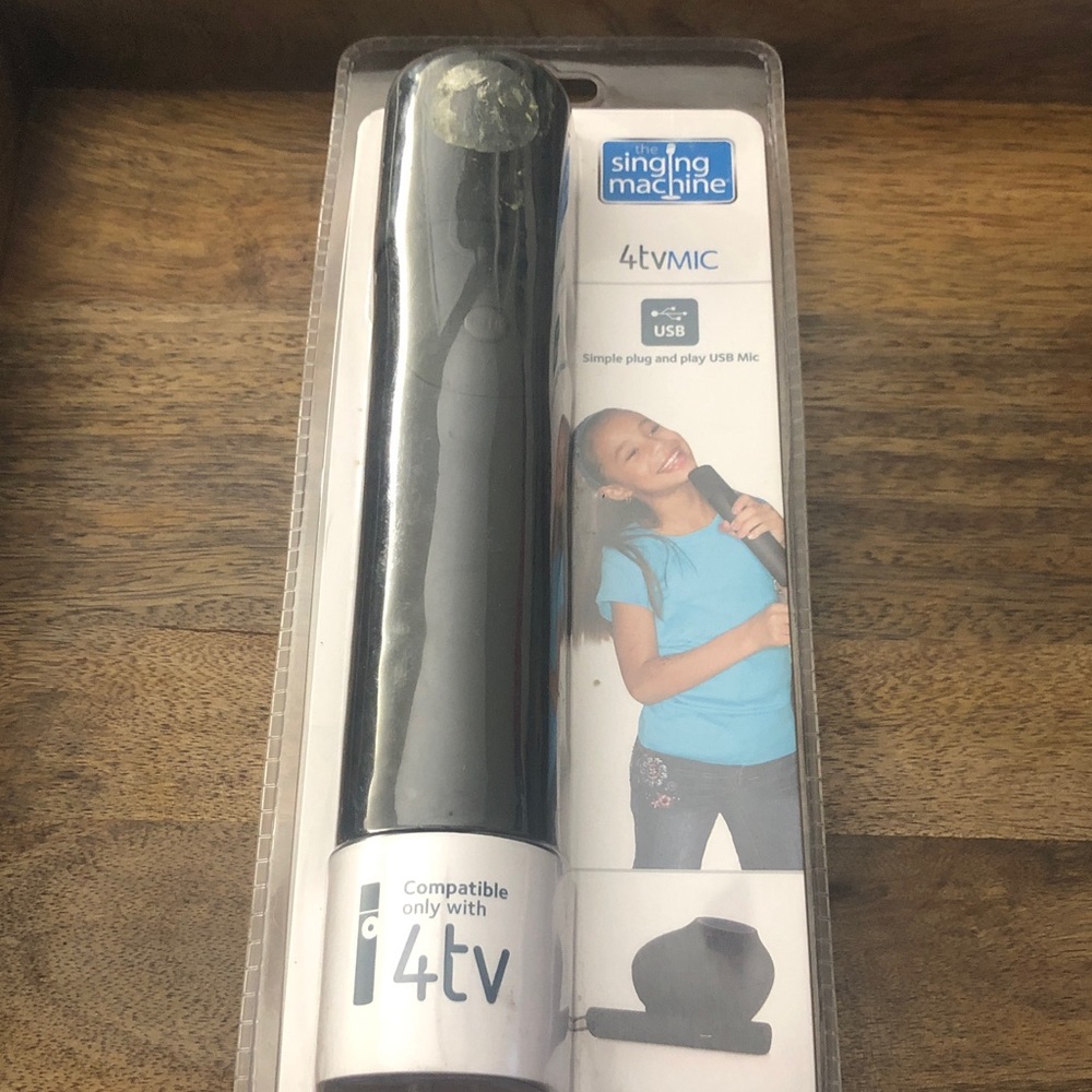 Singing Machine SMM210 4TV USB Microphone -Audio &